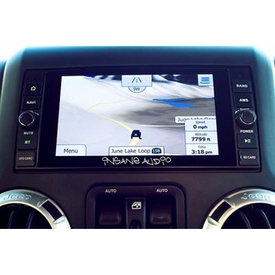 Insane Audio Jeep In-Dash Navigation and Multimedia Entertainment System - JK2001